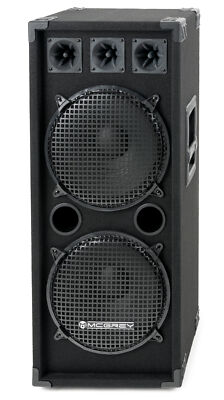 DJ PA Säulen Lautsprecher Disco Box Party Subwoofer System 1000W 2x12'' (30cm)