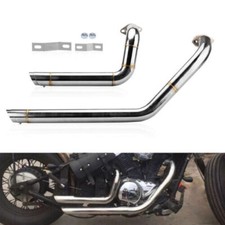 Shortshots Staggered Exhaust Pipe For Kawasaki Vulcan 800 Vn800 Classicdrifter