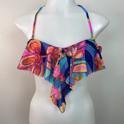 ruffle halter top swimsuit