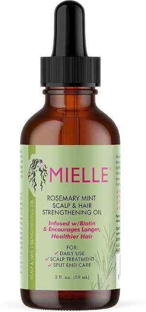 MIELLE Huile de ROMARIN et Menthe pour la Croissance des Cheveux 60ml