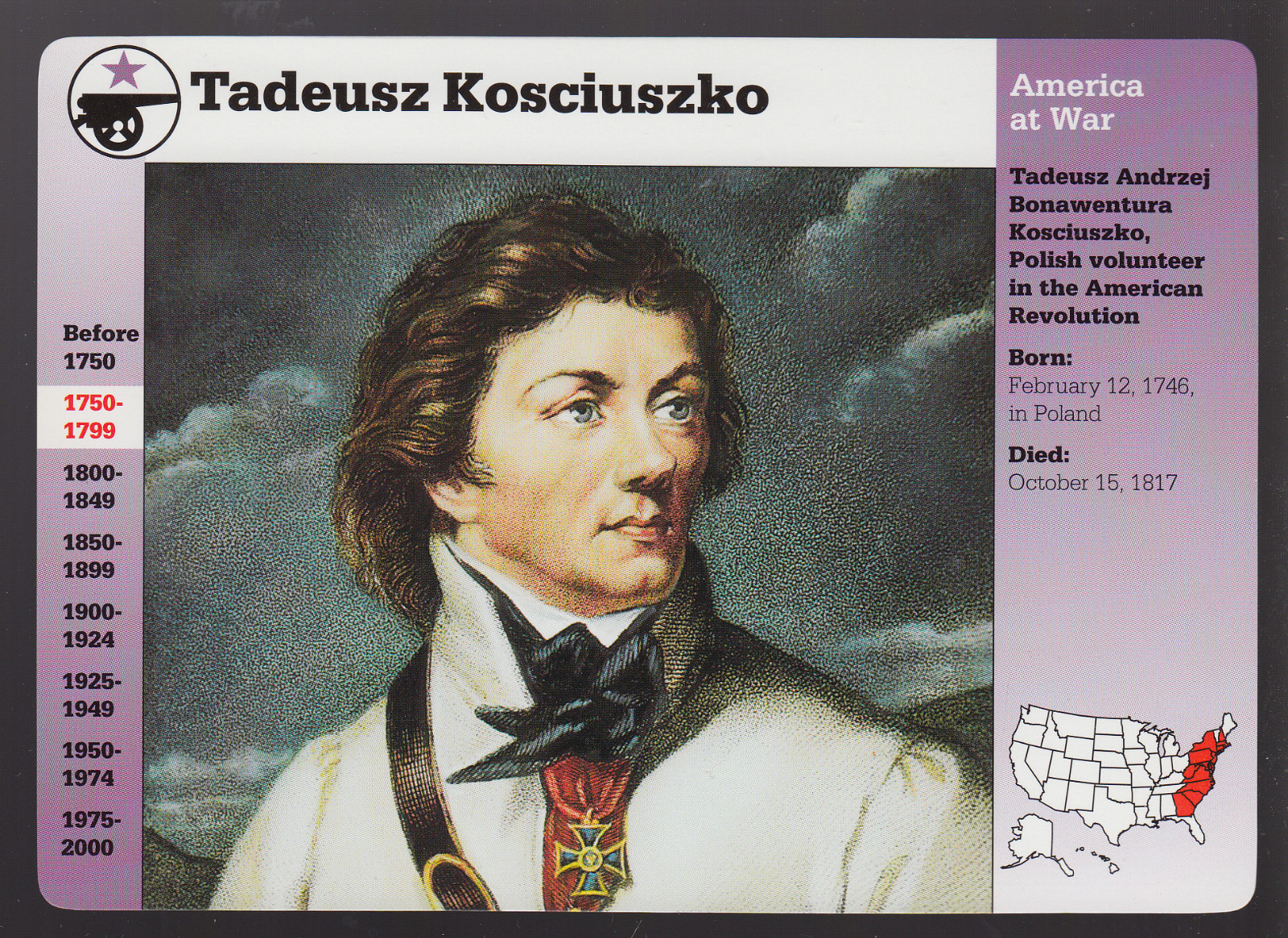 TADEUSZ KOSCIUSZKO Revolution War Hero 1996 GROLIER STORY OF AMERICA ...