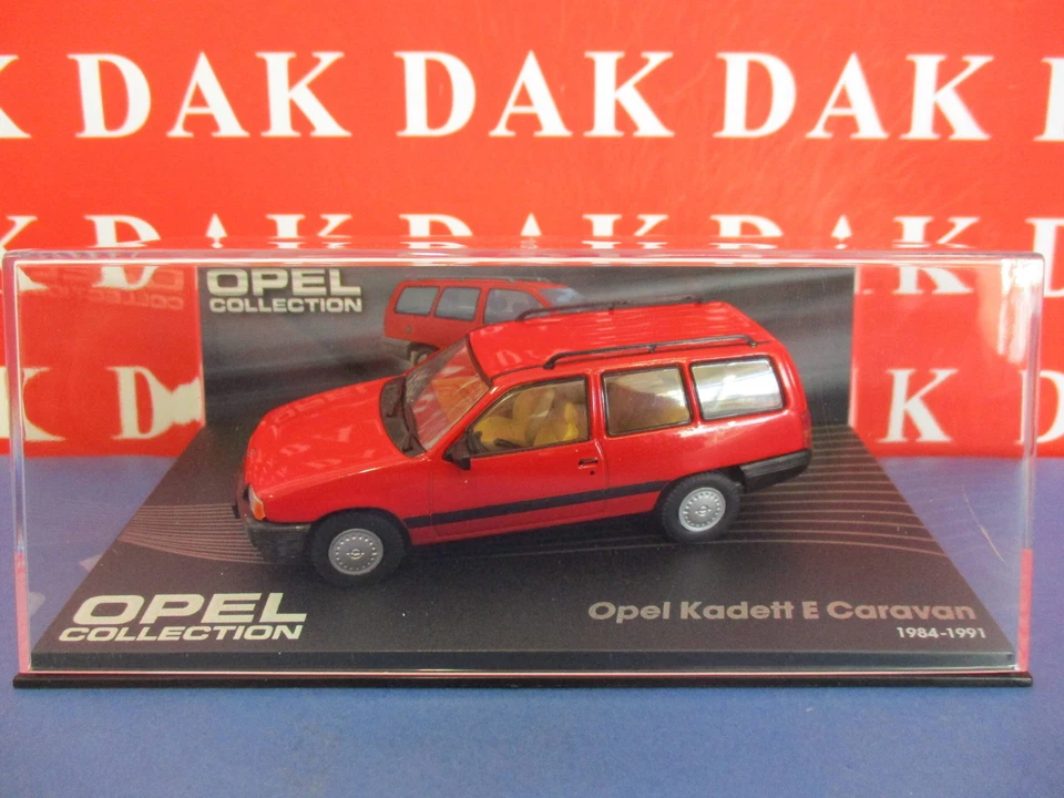Die cast 1/43 Modellino Auto Opel Kadett E Caravan Red 1984-91 - Immagine 4 di 4