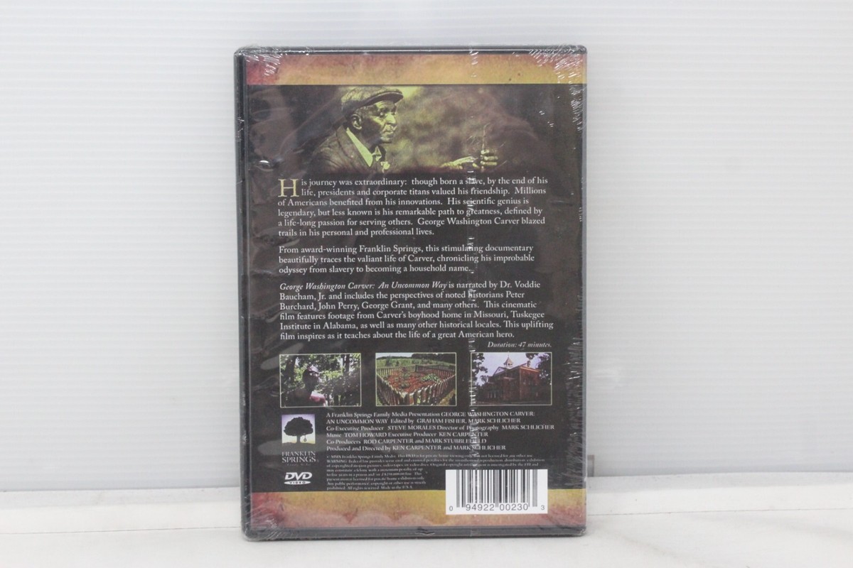 (未使用･未開封品)Life of e Washington Carver [DVD] George Washington Carver: An Uncommon Way (DVD) - NEW