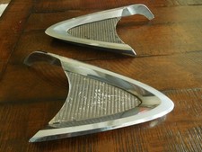 1958 Dodge Quarter Rear Fin Molding Trim Fender Ornaments 58 Dodge Mopar Pair 1958 Dodge Quarter Rear Fin Molding Trim Fender Ornaments 58 Dodge Mopar Pair