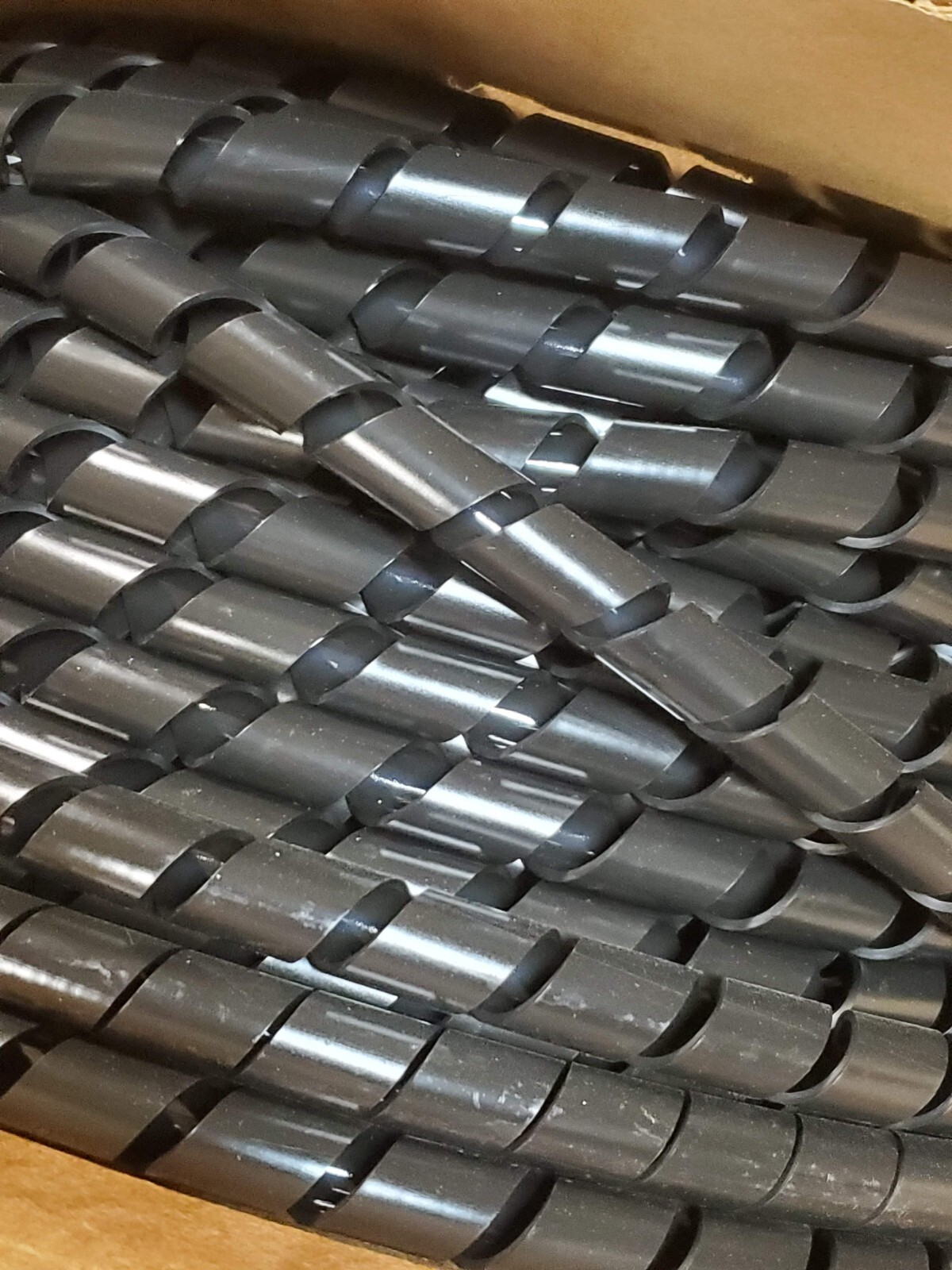 0.75" x 20FT Panduit T75FC0 Weather Resistant Spiral Wrap Black