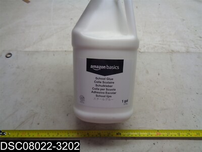 QTY=1 Gallon: Amazon Basics White Liquid School Glue