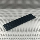 LEGO Plates 6 X 24 Black 3026 Train Base - Truck Base -City Star Wars -Excellent