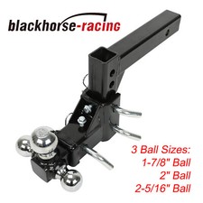 3 Ball Adjustable Drop-turn Trailer Tow 2 Hitch Mount Towing 1-78 2-516