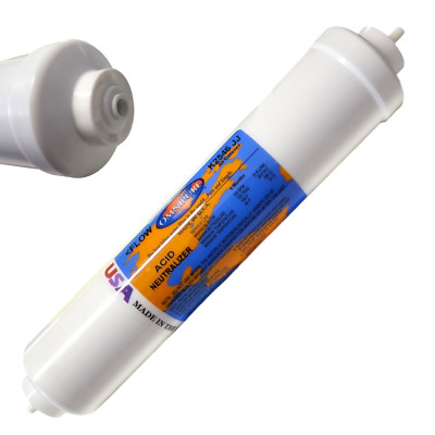 Omnipure K2546-JJ Inline corosex 10'' x 2'' Postfilter 1/4'' Quick Connect