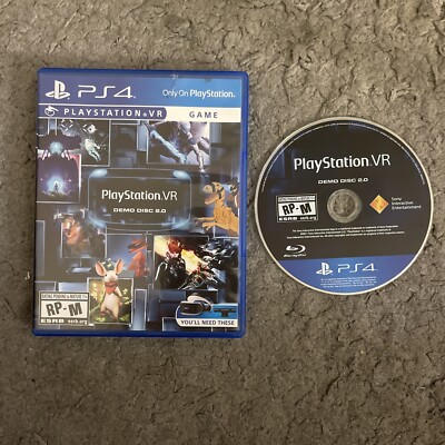 PlayStation VR Demo Disc 2.0 PSVR CIB Complete Tested Virtual Reality PS4
