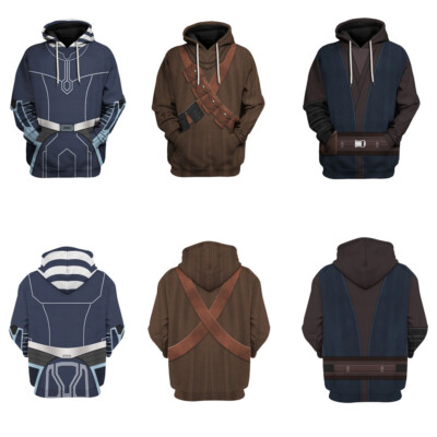 Star Wars The Mandalorian Chewbacca Ahsoka Tano 3D Hoodies Sweatshirts Jackets