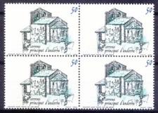 Spanish Andorra SP 1989 MNH BLK, Church of St Roma De Les Bons, Architecture