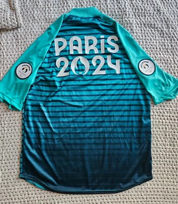 T Shirt Volontaires JO Paris 2024 NEUF COLLECTOR Officiel - M - Photo 1/4