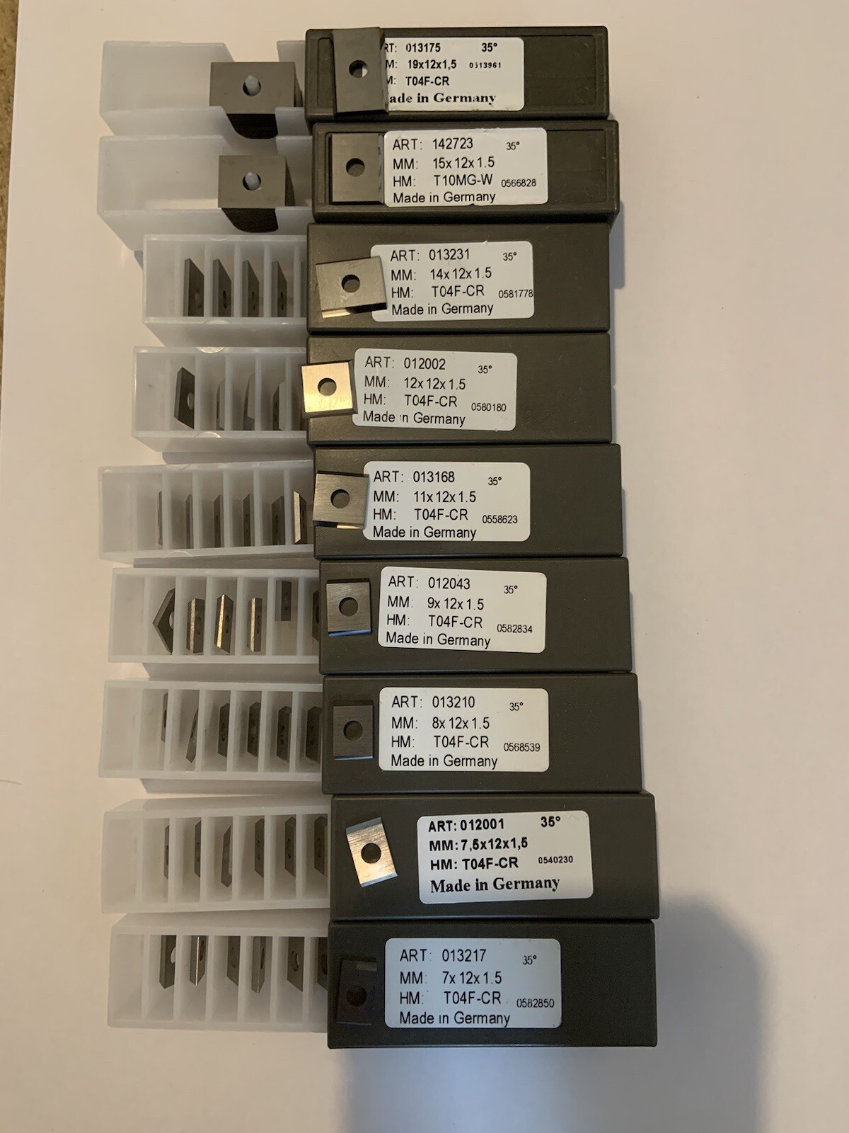 Axminster Sedgwick Whitehill Tungsten Carbide Blades Job Lot Single