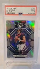 2023 Panini Mosaic Silver CJ Stroud #292 Rookie Texans PSA 9 MINT