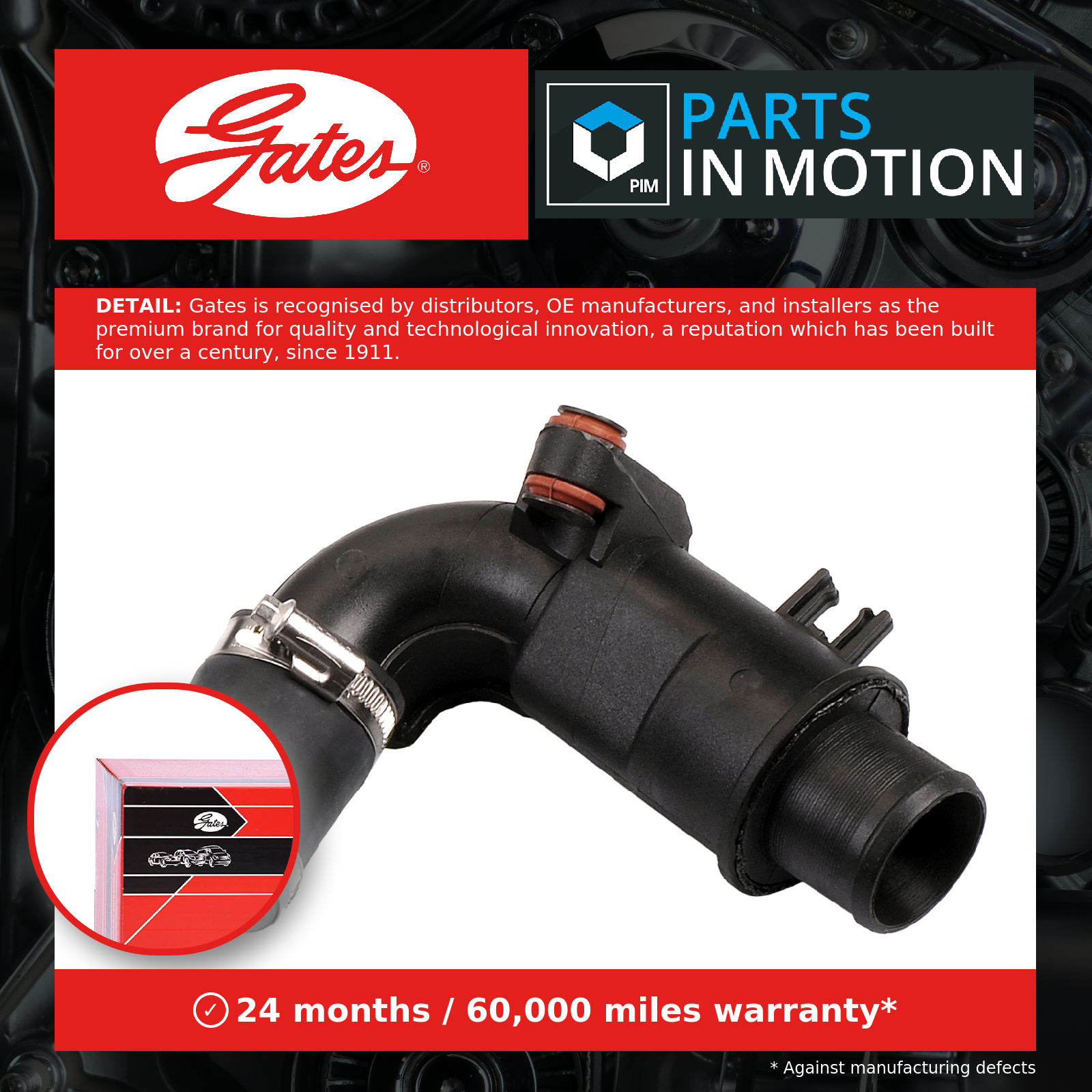 GATES-OE 09-0082 Charge Air Hose for DACIA,RENAULT - Image 11