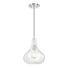 Austin Allen - River - 1 Light Pendant In Transitional Style-11.5 Inches Tall