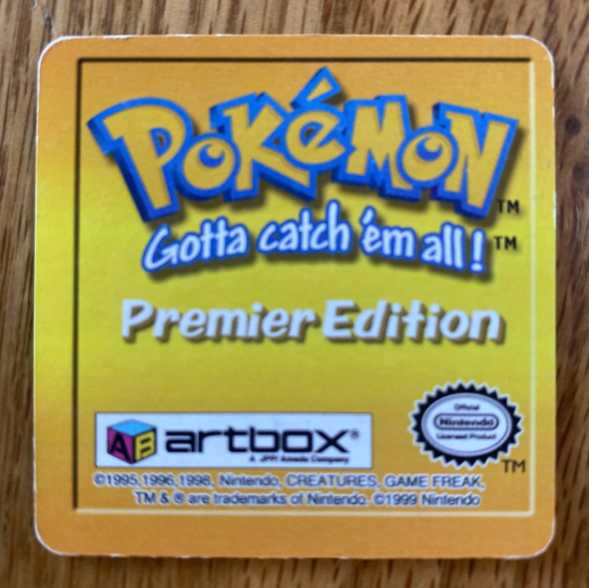 1999 Pokemon Action Flipz Artbox Lenticular Premier 32 Oddish