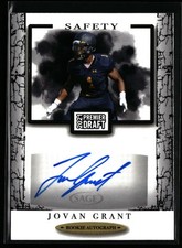 Jovan Grant 2021 SAGE Premier Draft #A31 Autographs Black Merrimack Auto