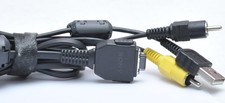 Sony Type 2 Digital Camera AV Audio Video USB Cable for Camcorder