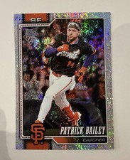 Patrick Bailey 2026 Topps Series 1 #7 Holo Foil Refractor San Francisco Giants 