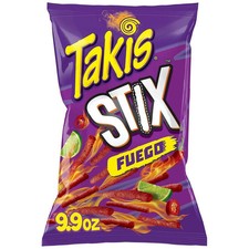 New 2 PACK Limited Edition Takis STIX FUEGO Lime Heat Tortilla Chips 9.9oz