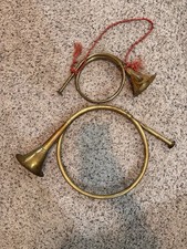Antique Solid Brass Musical Instrument Horn Decorative Craft