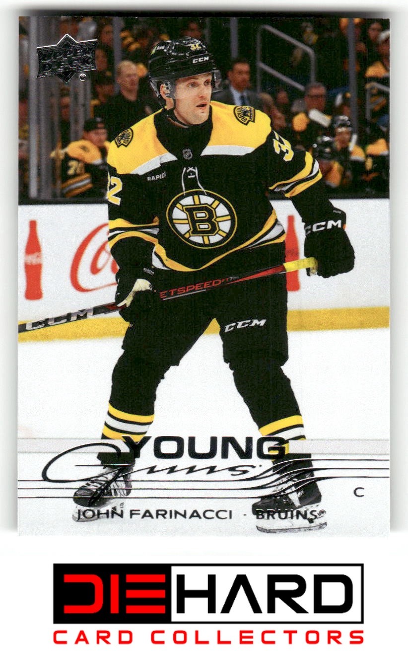 2025-26 Upper Deck #496 John Farinacci Boston Bruins RMH