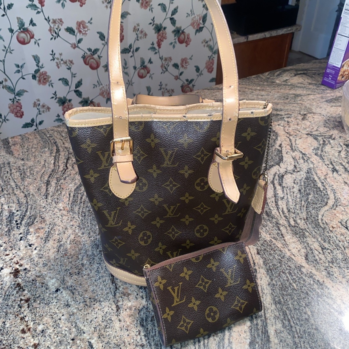 Louis Vuitton Monogram Bucket With Pouch LOUIS VUITTON