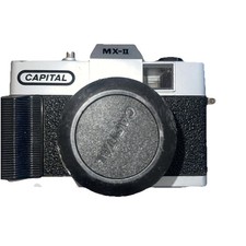 CAPITAL MX-II 35MM FILM CAMERA with 50MM LENS CASE MANUAL