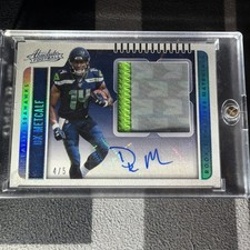 2019 Absolute DK Metcalf SSP Rookie Premiere Jumbo Spectrum Patch RC Auto #4/5