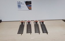 JOUEF HO. REF 475/2. 4 RAILS BUTOIRS ACIERS. 10,5CM BARRE ROUGE (4)