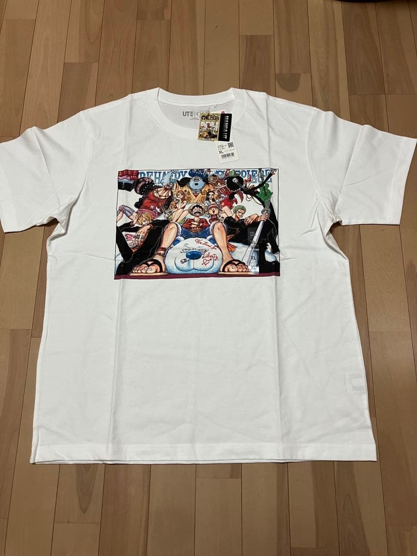 Camiseta One Piece X Uniqlo Manga UT Blanca XL