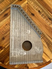 Vintage Harbert Milano Lap Harp 5 Strings Missing 50s Made in Italy EUC Antique