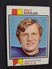 1973 Topps Football Card # 293 Walt Patulski - Buffalo Bills (VG/EX)