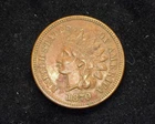 HS&C: 1870 Indian Head Penny/Cent XF - US Coin