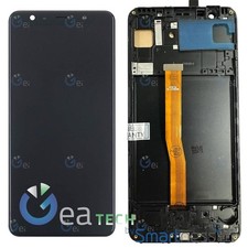 DISPLAY LCD SAMSUNG GALAXY A7 2018 A750 RICAMBIO SCHERMO INCELL TFT + FRAME NERO