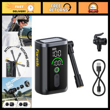 Mini Electric Bike Pump 150PSI, Fast Inflate 21s, Compact Portable Air Compresso
