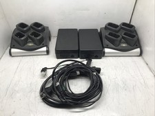 Lot of 2 Motorola Symbol SAC9000-4000 Battery Charger MC9090 w/ AC Adapters