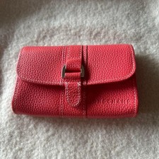 Longchamp Women Wallet Leather Card Case Business Holder Coin Mini Accessory Lim