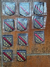 Lot 11 écussons - PATCH tissu BLASON BOURBONNAIS - Neuf