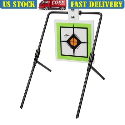 AR500 Square Spinner Target W/ Stand Rimfire Centerfire Shooting Practice New