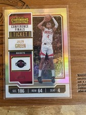 2023-24 Panini Contenders - Jalen Green #16 Conference Finals Ticket /75
