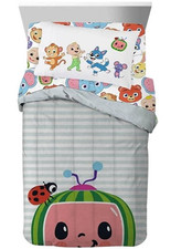 Cocomelon "JJ and Friends" Kids Reversible Bed Set-AB0DK6R5TK65, AB0DK6PTHTN5