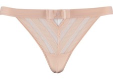 CHANTAL THOMASS Beige Influente Mesh Thong Si...