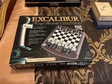 Juego de damas de ajedrez Excalibur Kingmaster II - negro