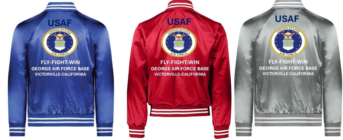 USAF*GREENVILLE AIR FORCE BASE* MISSISSIPPI* SATIN JACKET*USAF