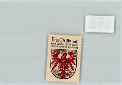 11098447 - 3552 Arendsee Vignette Wappen Kaffee Hag ca 1920-1940