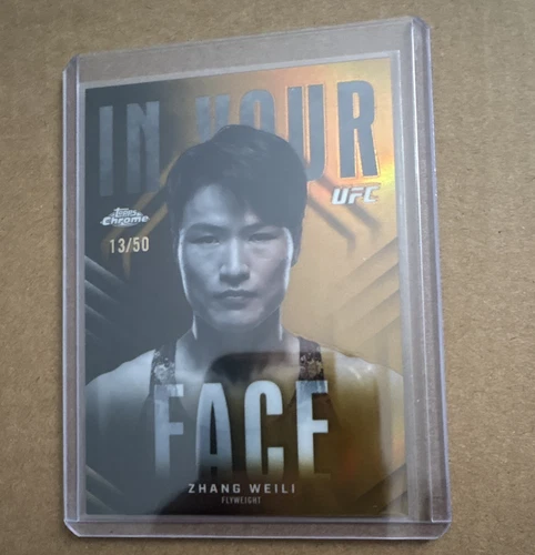Topps 2026 UFC Chrome Zhang Weili In Your Face Insert /50 IYF-11 Card