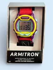 Armitron Multicolored Sport Unisex Digital Watch 45/7041PLGTC-NEW